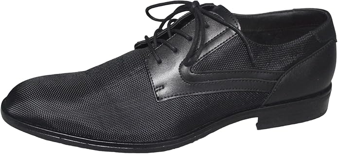 Alfani Men's Alfatech Jaret Nylon Plain Toe Shoes Black